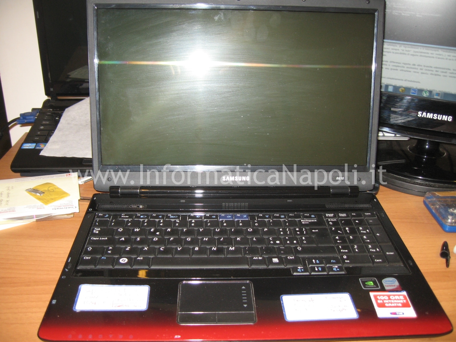 Разборка ноутбука samsung np r610