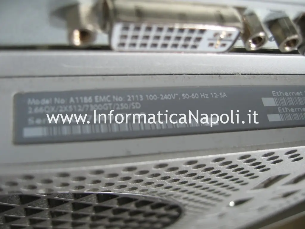 Problema video MacPro A1186 EMC 2113