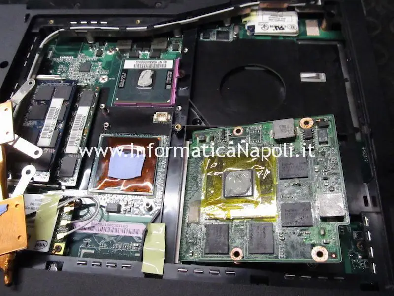 Asus M50S scheda video MXM II nVidia 9500m riparata funzionante