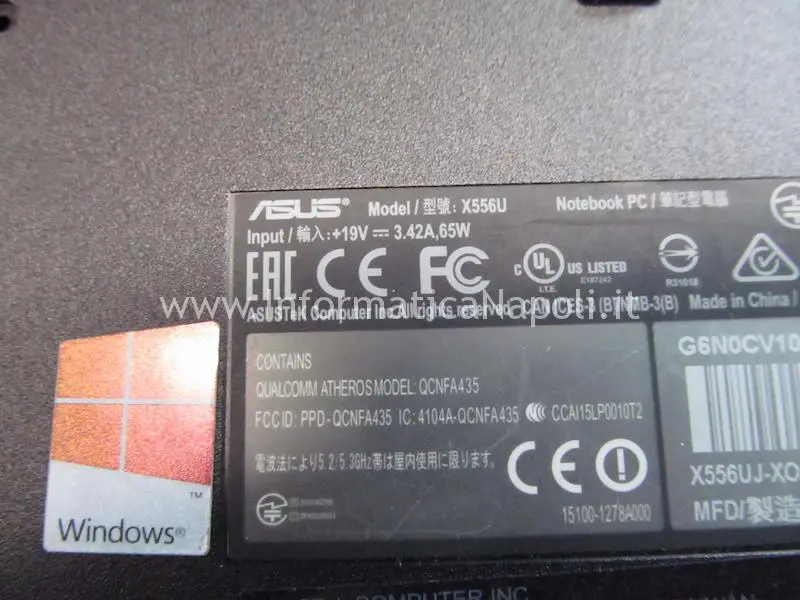 Asus X556U | F556U NO HDD X556Uj HDD BOARD v.2.0