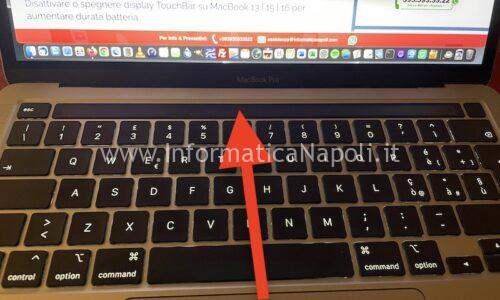 Touch Bar MacBook Pro 13 A1989 2018 | 2019 non si accende