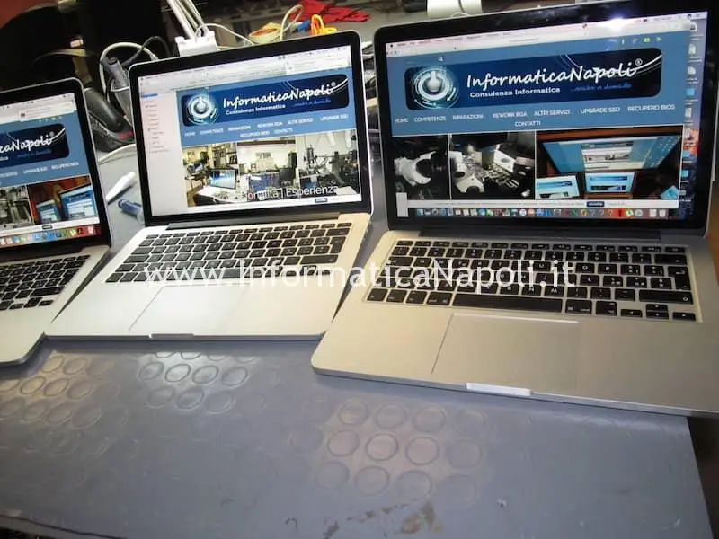 assistenza apple problema schermo nero macbook pro 13 2012 2013 2014 2015 cambiato cavo video