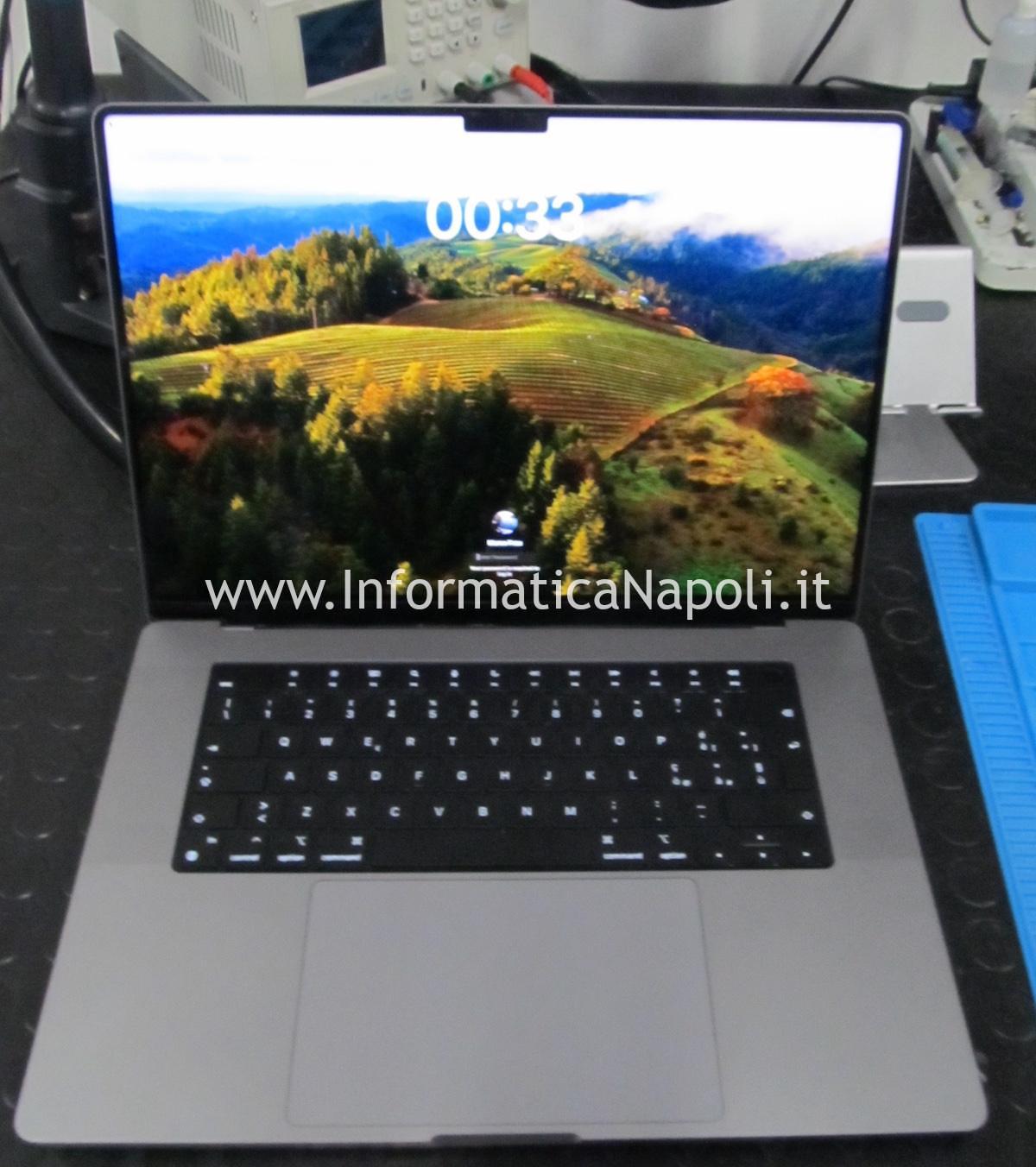 Apple MacBook Pro 16 2021 A2485 M2 A2780 funzionante riparato