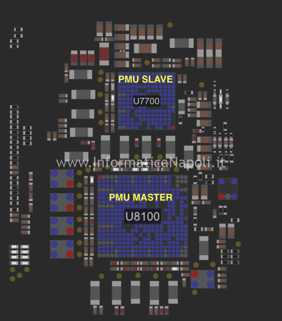 SLAVE PMU BUCKS chip u7700 macbook air m1 a2337