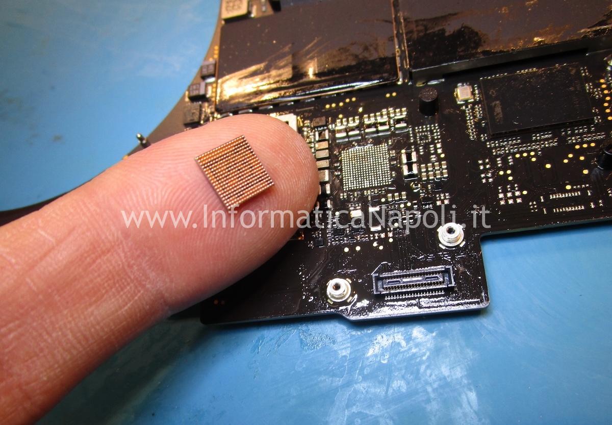 riparazione U7800 chip PMIC MacBook Pro 16 2019 pronto da risaldare