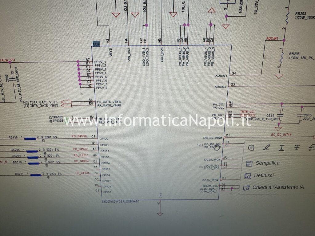 assistenza Lenovo ThinkPad E14 Gen 2 BQ25710 non carica batteria e non si accende