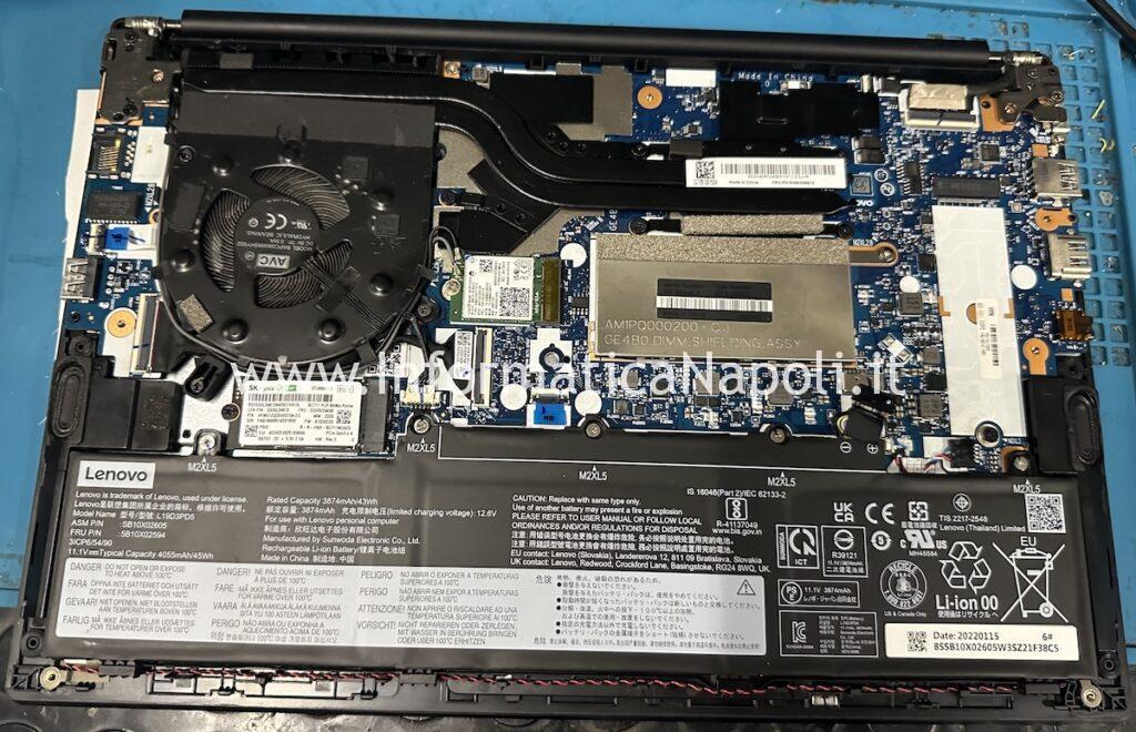 Problema caricamento batteria ed alimentazione Lenovo ThinkPad E14 Gen 2 