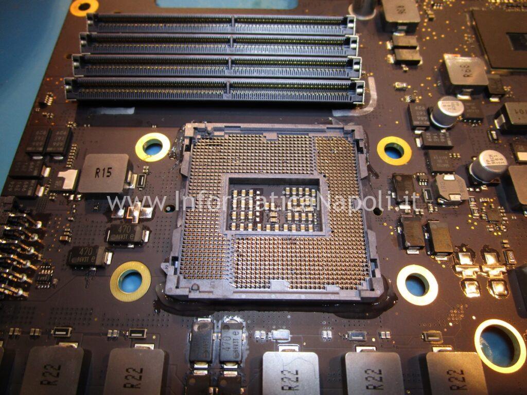 Sostituzione socket LGA1151 CPU Apple iMac 27 2019 A2115 820-01236-A A1419