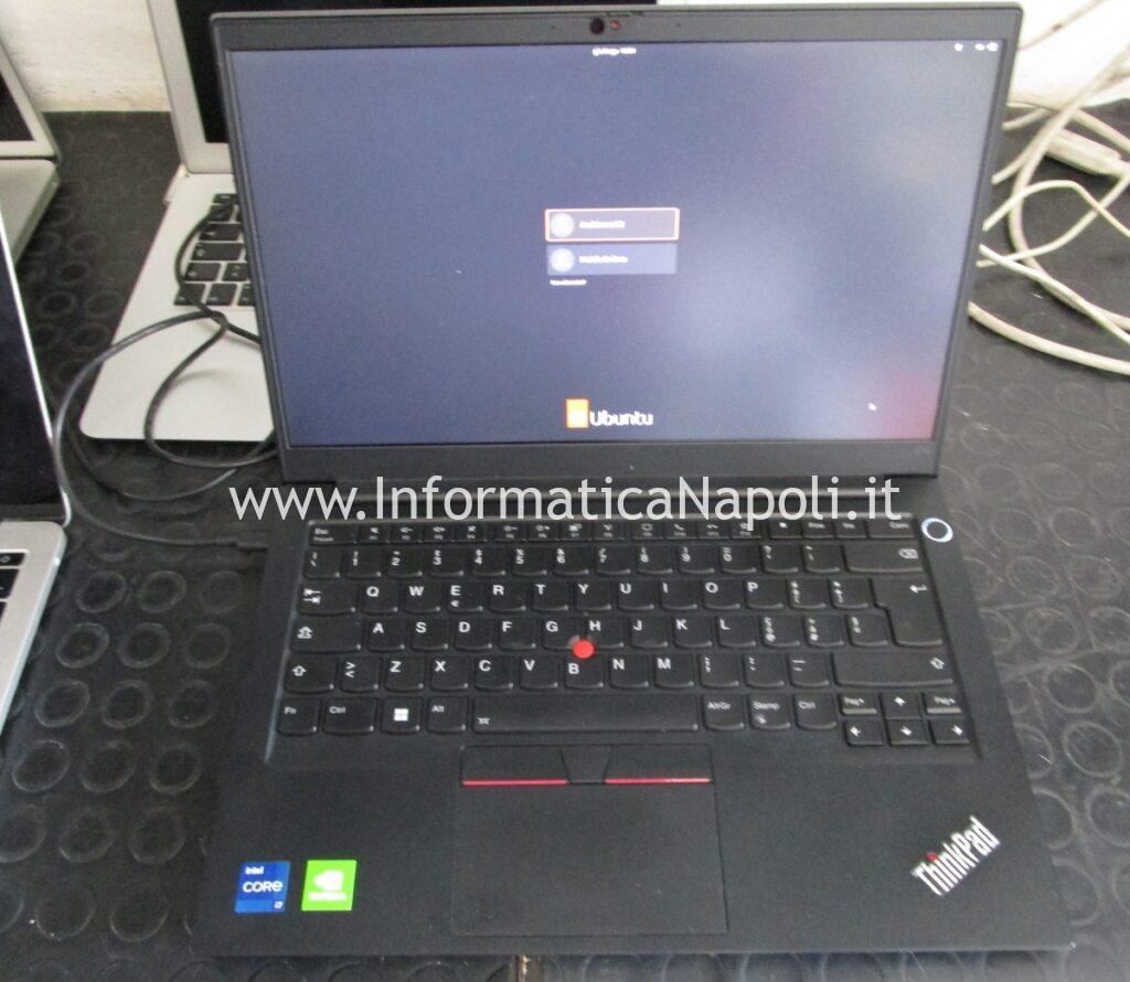 Lenovo ThinkPad E14 Gen 2 riparato e funzionanante