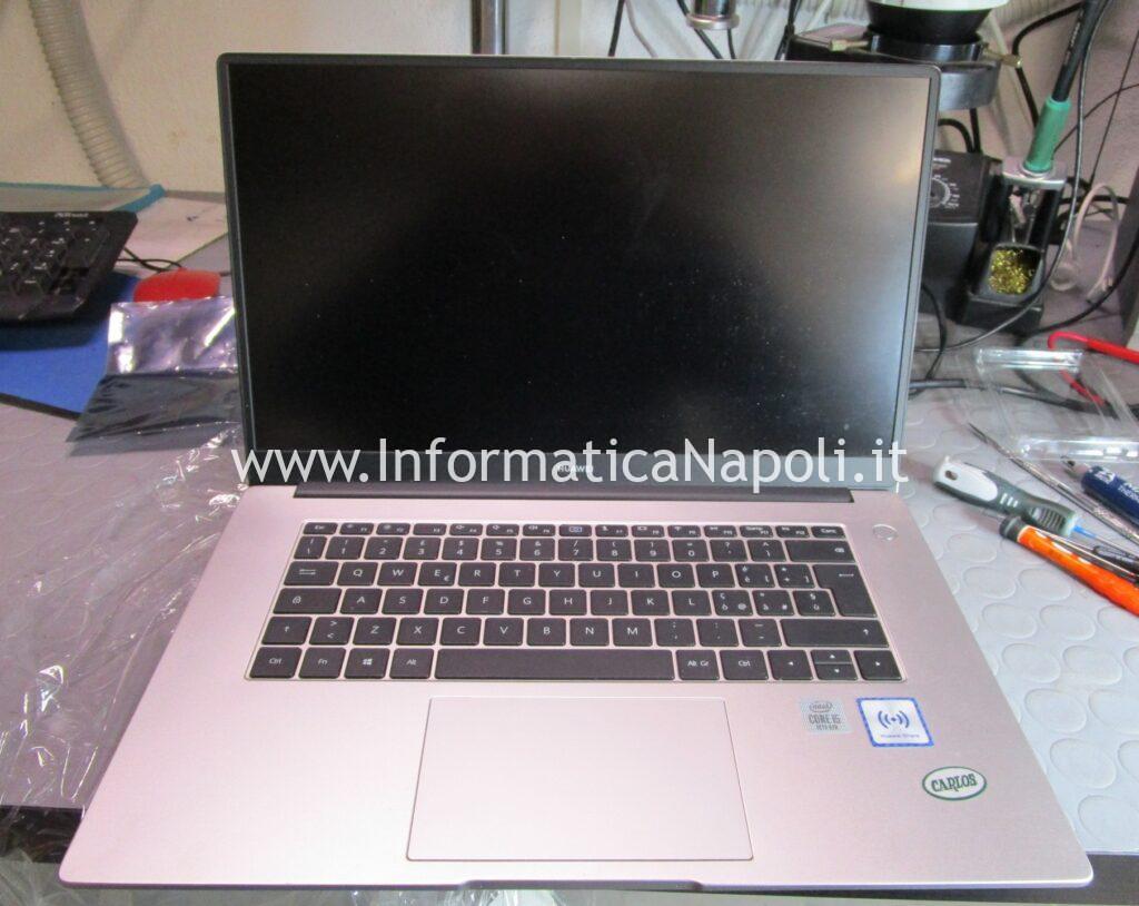 Problema Huawei MateBook D14 D15 sostituzione riparazione porta ricarica USB-C Type-C