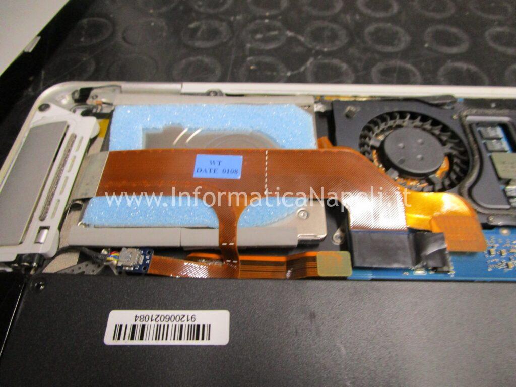 installazione disco Toshiba MK3008GAL 30GB 1.8" ZIF ATA in MacBook Air 13 per recupero dati con Data Resque 3